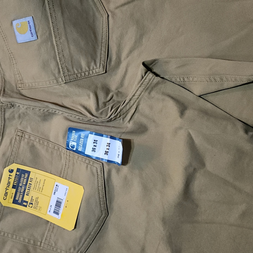 Carhartt Tan Chinos Durable Workwear